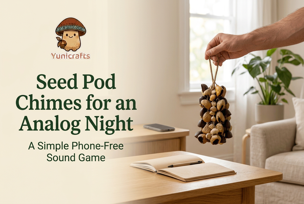 Seed Pod Chimes for an Analog Night: 3 Phone-Free Sound Games