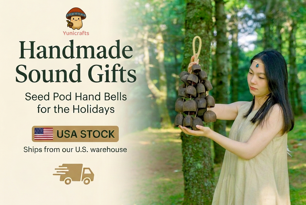 A Handmade Sound Gift for the Holidays: The U.S.-Stock Salin Seed Shaker - Yunicrafts