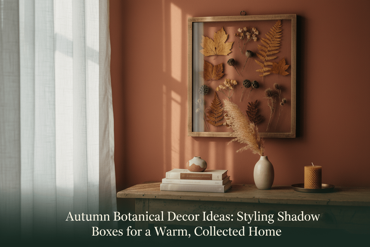 Autumn Botanical Decor Ideas: Styling Shadow Boxes for a Warm, Collected Home - Yunicrafts