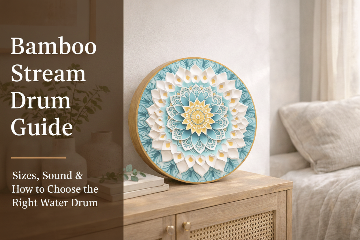 Bamboo Stream Drum Guide: Sizes, Sound & How to Choose the Right Water Drum