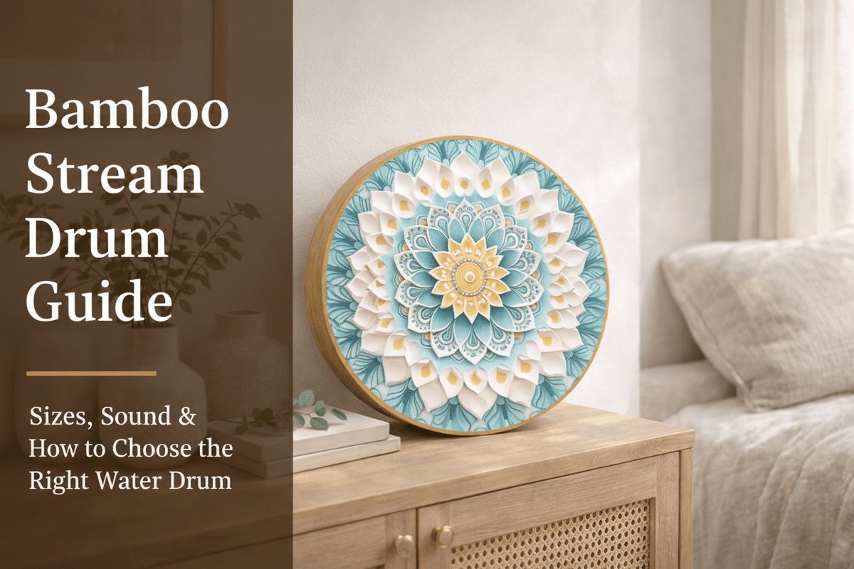 Bamboo Stream Drum Guide: Sizes, Sound & How to Choose the Right Water Drum - Yunicrafts