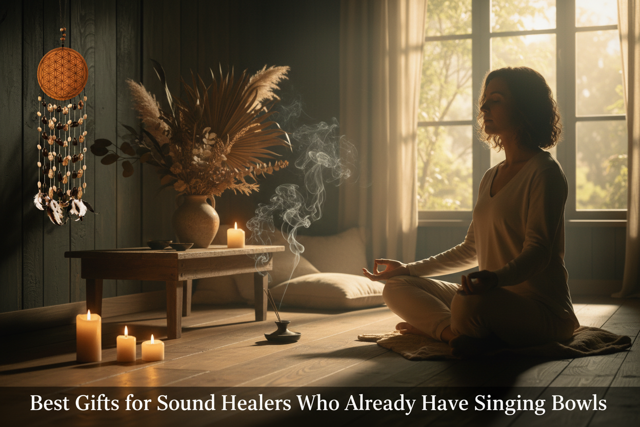 Best gifts for sound healers — Dream Catcher Seed Bar Chime and handmade rainforest instruments by Yunicrafts