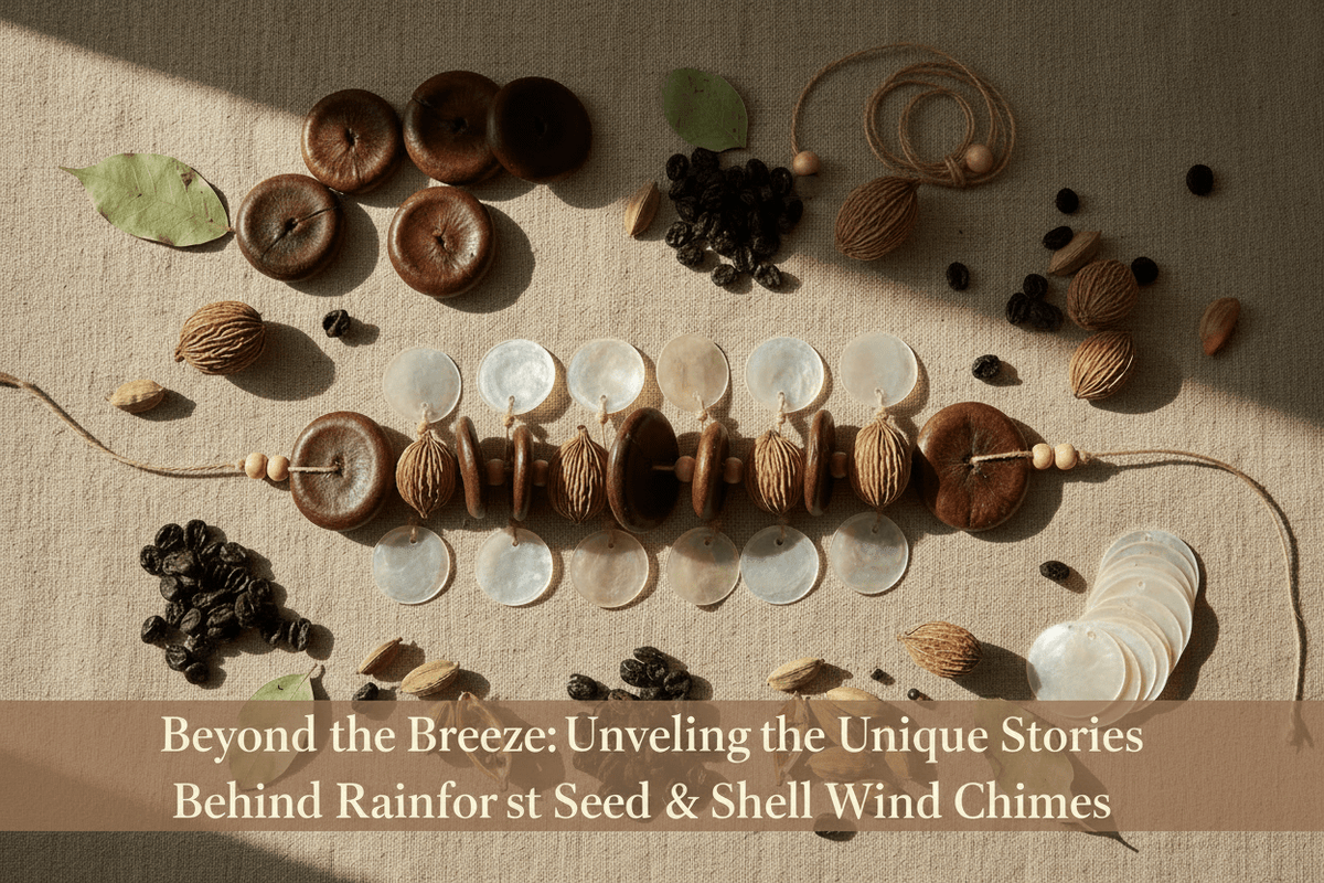 Beyond the Breeze: Unveiling the Unique Stories Behind Rainforest Seed & Shell Wind Chimes - Yunicrafts