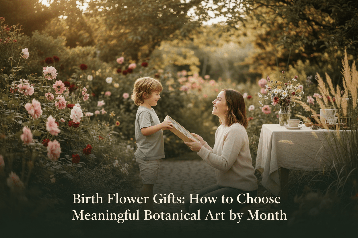 Birth Flower Gifts: How to Choose Meaningful Botanical Art by Month - Yunicrafts