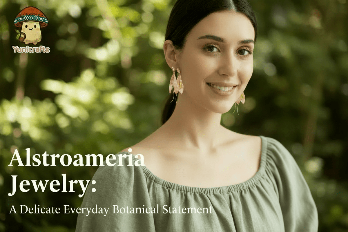 Flower Jewelry: A Delicate Everyday Botanical Statement - Yunicrafts