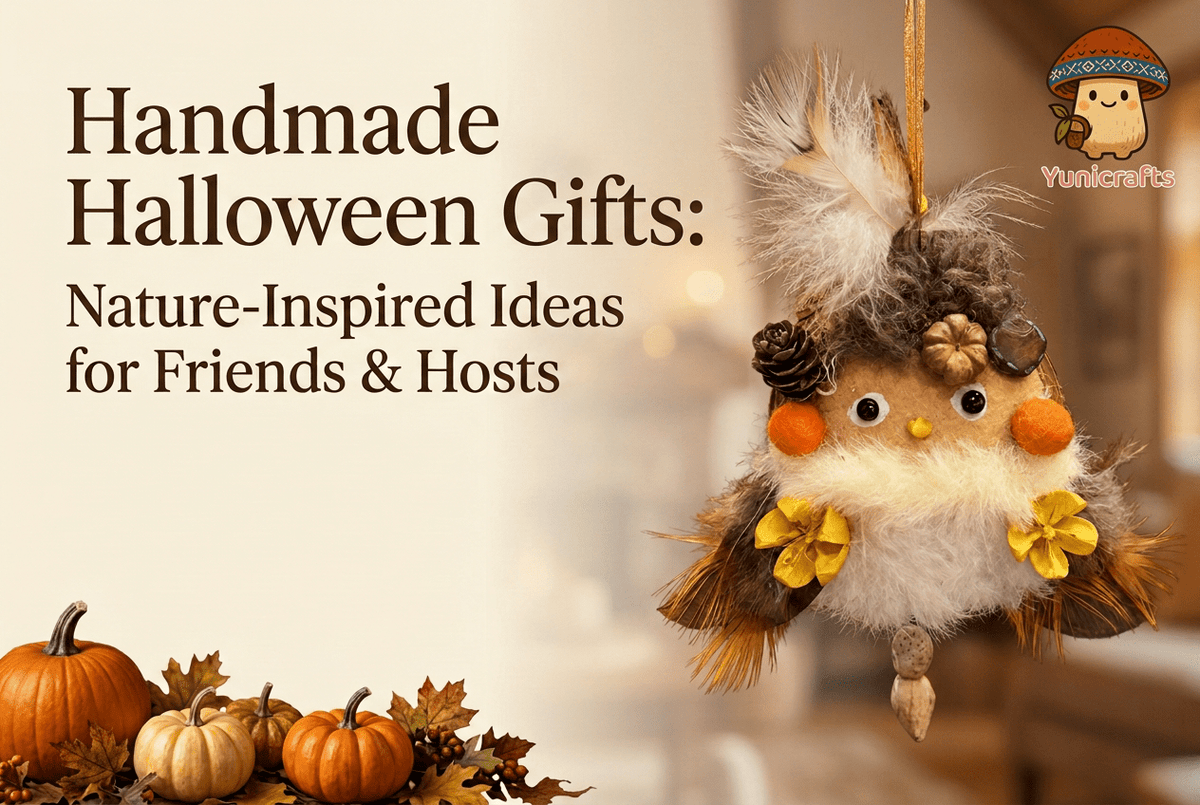 Handmade Halloween Gifts: Nature-Inspired Ideas for Friends & Hosts - Yunicrafts