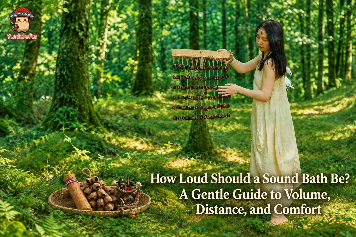 How Loud Should a Sound Bath Be? A Gentle Guide to Volume, Distance, and Comfort - Yunicrafts
