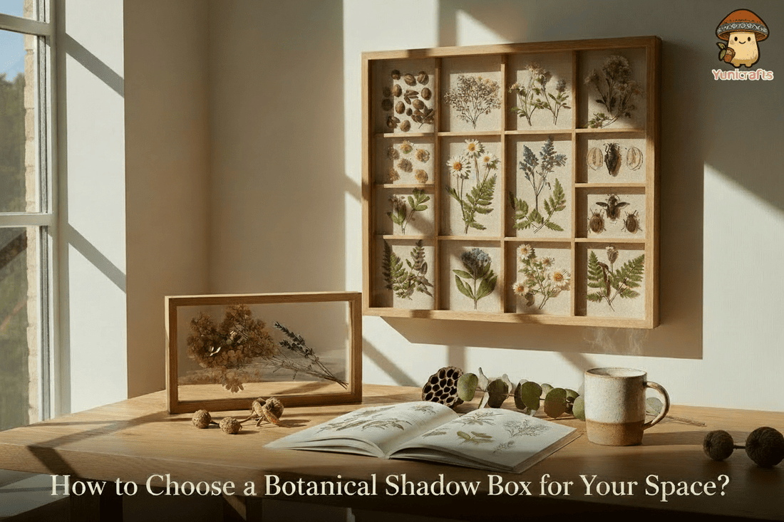 How to Choose a Botanical Shadow Box for Your Space? - Yunicrafts