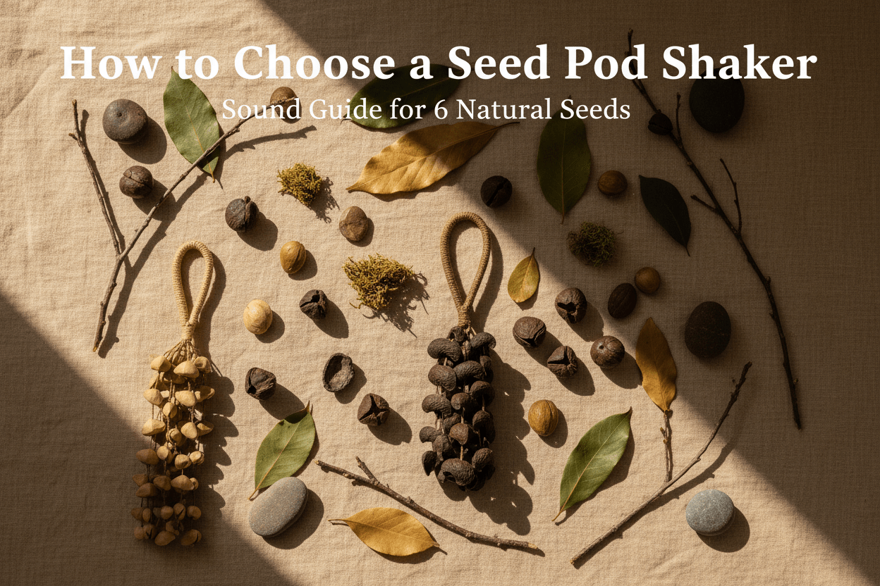 How to Choose a Seed Pod Shaker: Sound Guide for 6 Natural Seeds - Yunicrafts