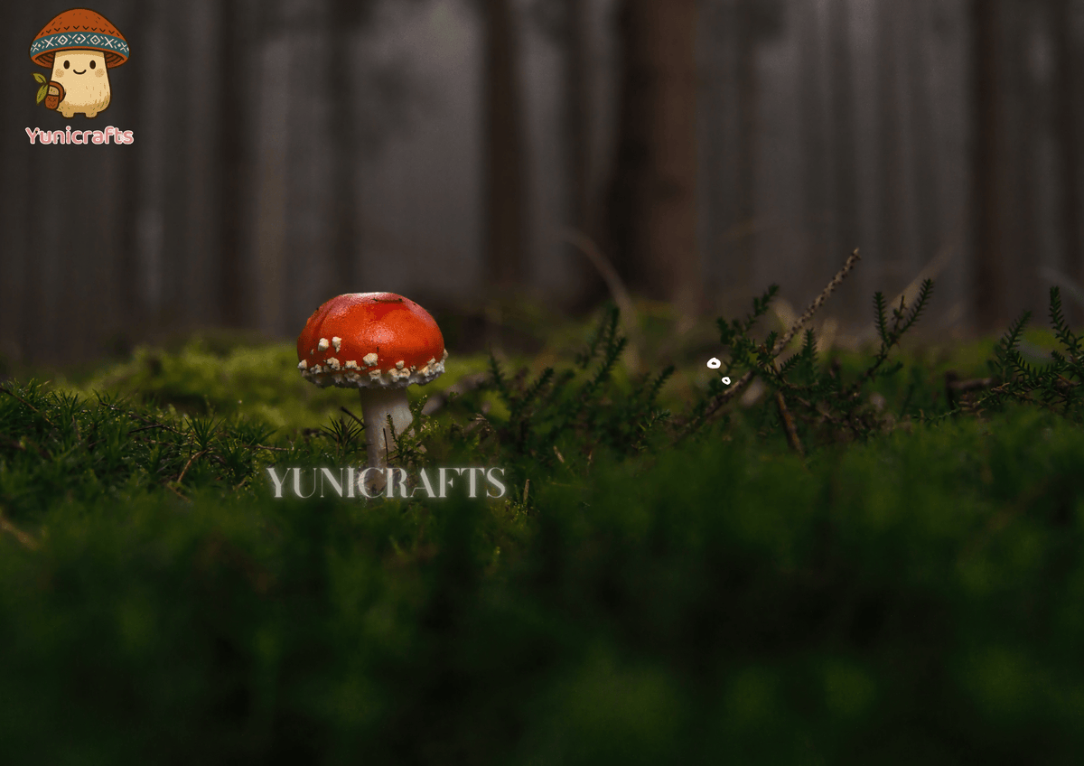How to Decorate a Cozy Cottagecore Kitchen with Handmade Mushroom Magnets - Yunicrafts