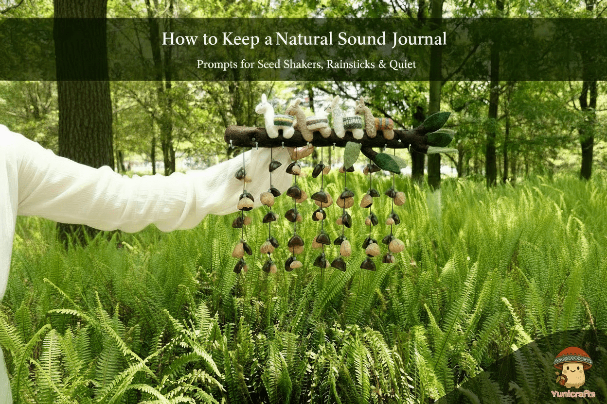 How to Keep a Natural Sound Journal: Prompts for Seed Shakers, Rainsticks & Quiet - Yunicrafts