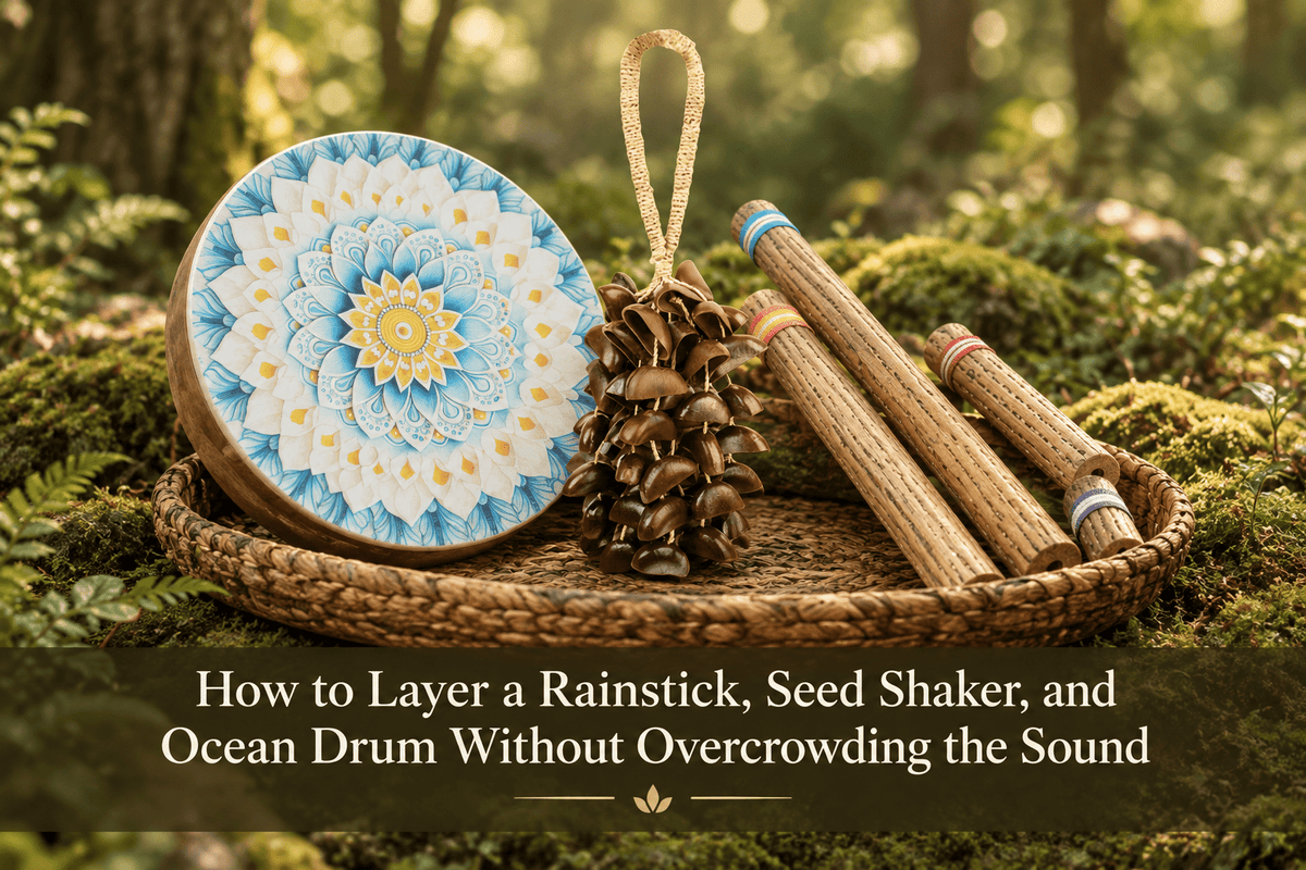How to Layer a Rainstick, Seed Shaker, and Ocean Drum Without Overcrowding the Sound - Yunicrafts