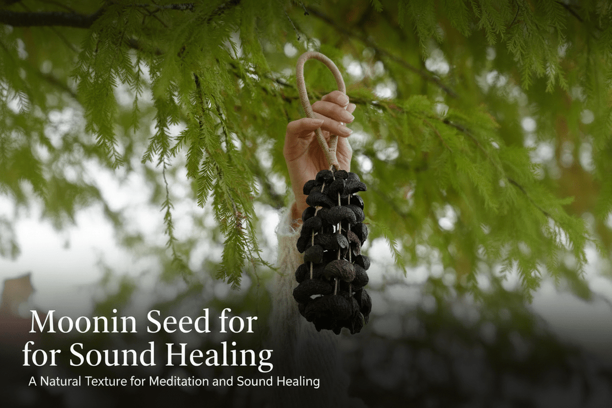 Moonin Seed for Sound Healing: A Natural Texture for Meditation and Sound Healing - Yunicrafts