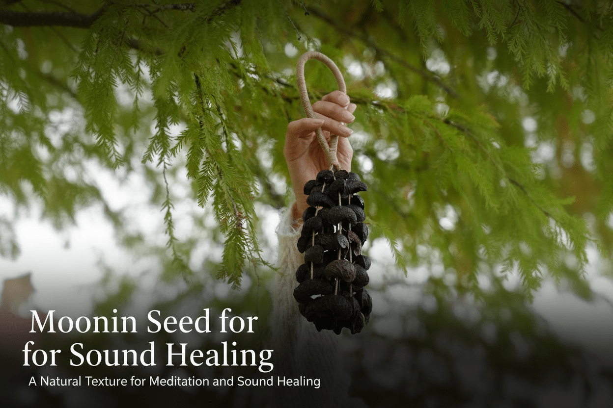 Moonin Seed for Sound Healing: A Natural Texture for Meditation and Sound Healing - Yunicrafts