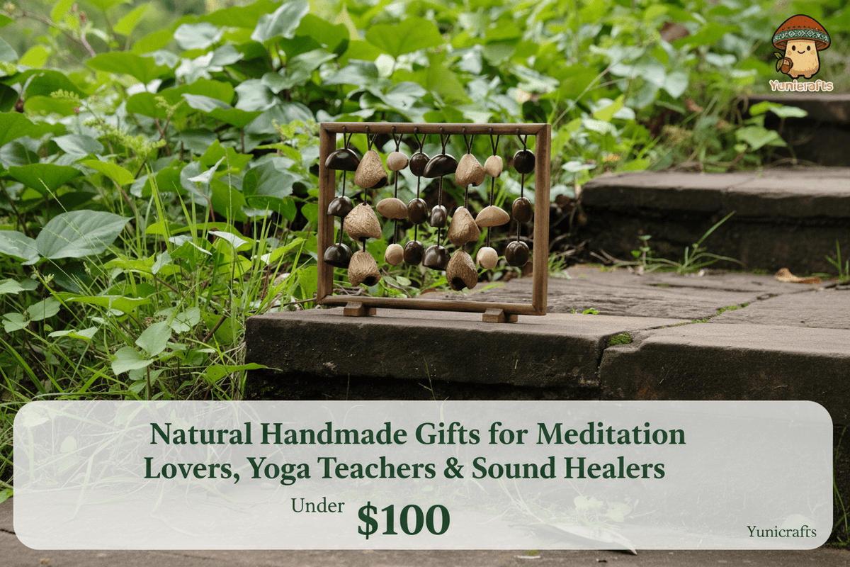 Natural Handmade Gifts for Meditation Lovers, Yoga Teachers & Sound Healers Under $100 - Yunicrafts