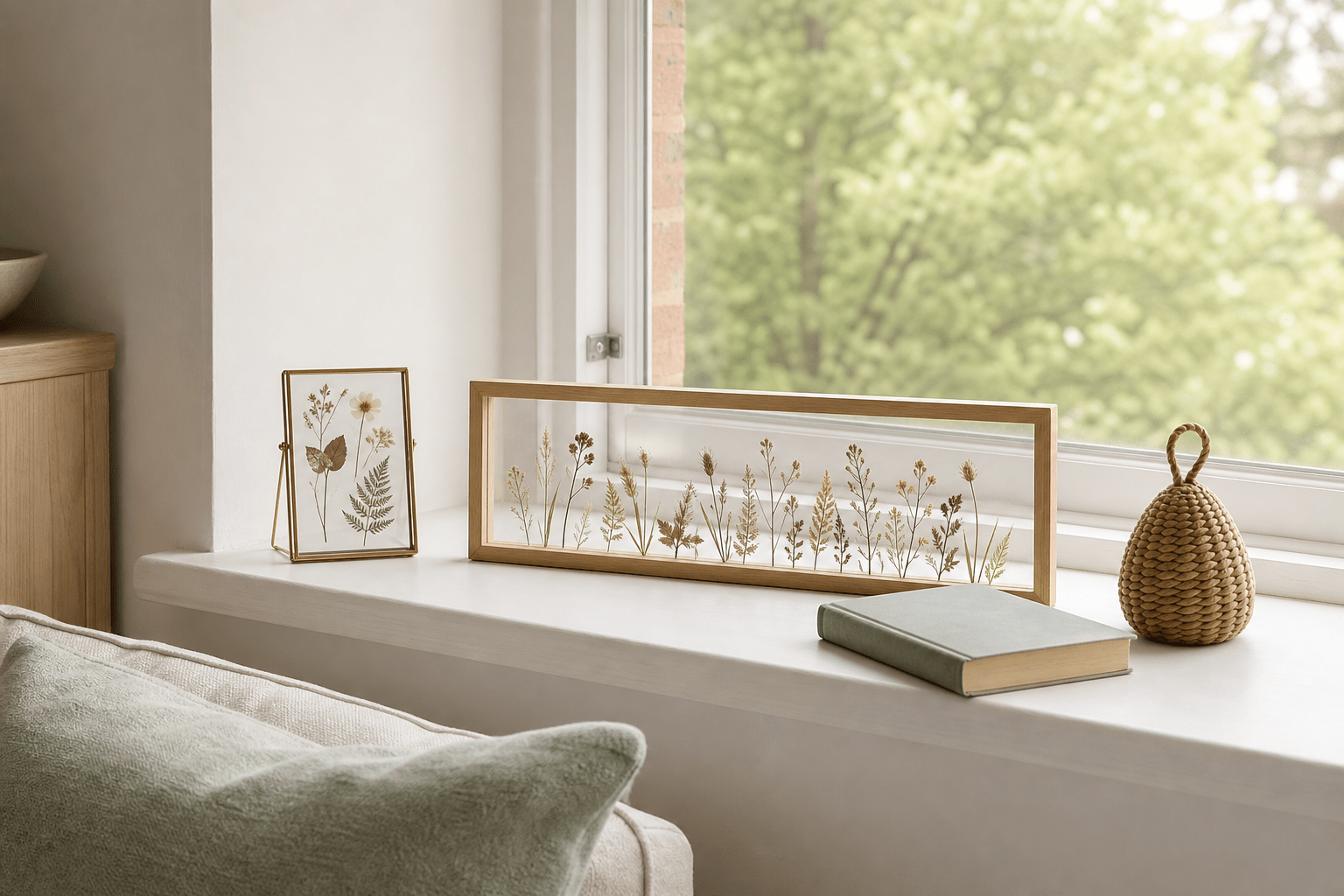 Natural Window Sill Decor Ideas: 7 Ways to Style a Small, Sunlit Space - Yunicrafts