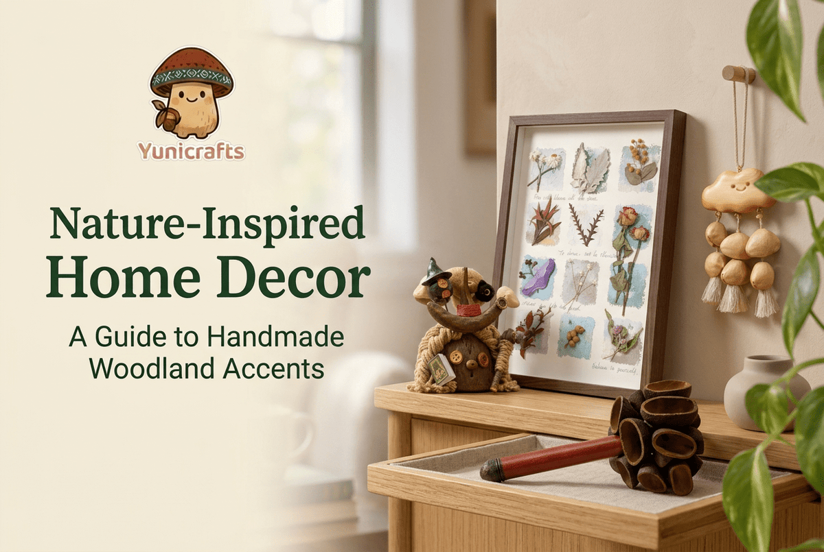 Nature-Inspired Home Decor: A Guide to Handmade Woodland Accents - Yunicrafts