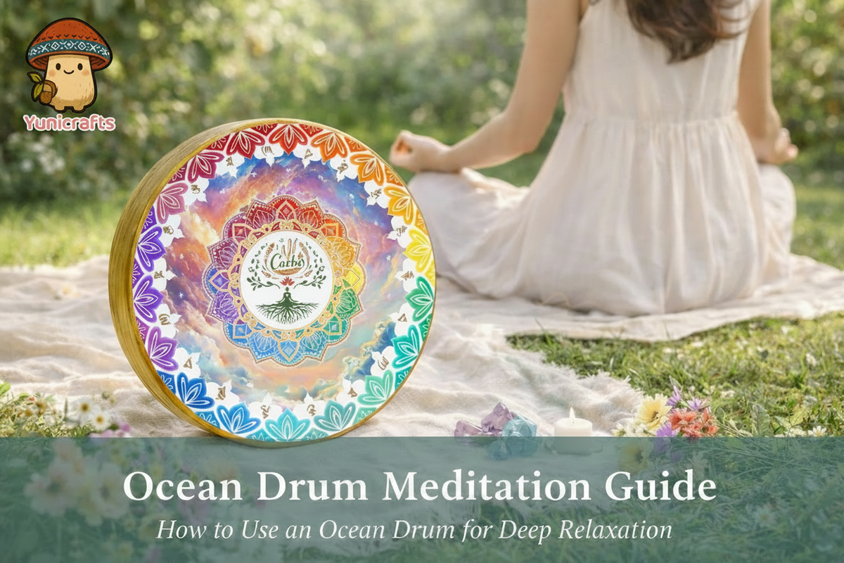 Ocean Drum Meditation Guide: How to Use an Ocean Drum for Deep Relaxation - Yunicrafts