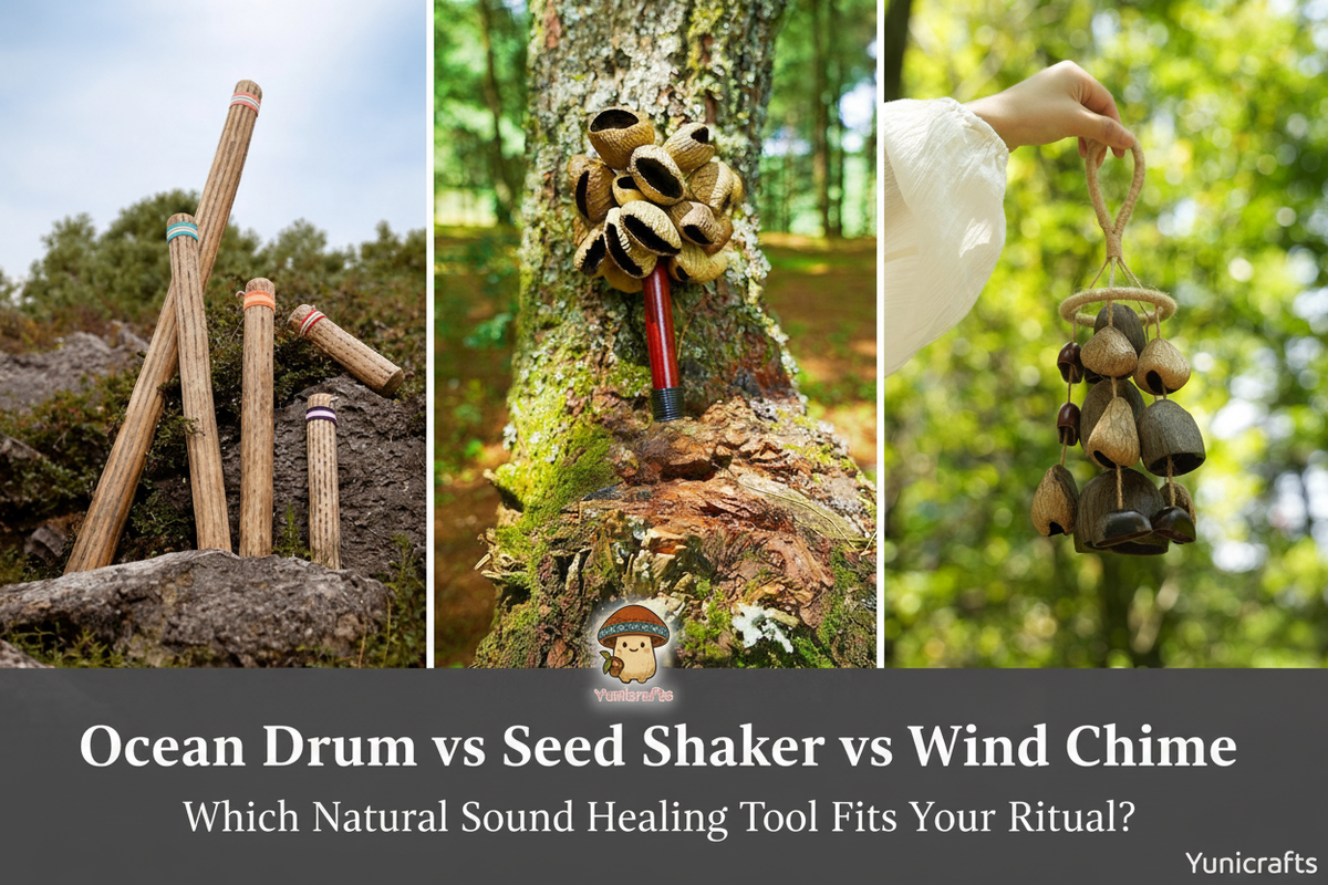 Ocean Drum vs Seed Shaker vs Wind Chime: Which Natural Sound Healing Tool Fits Your Ritual? - Yunicrafts