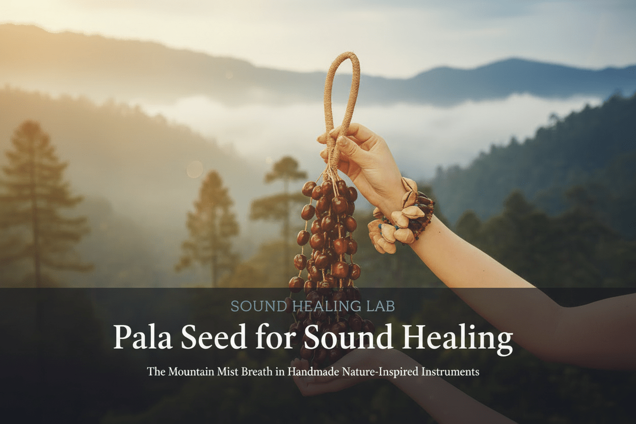 Pala Semilla para la curación con sonido: el aliento de la niebla de la montaña en instrumentos hechos a mano inspirados en la naturaleza - Yunicrafts