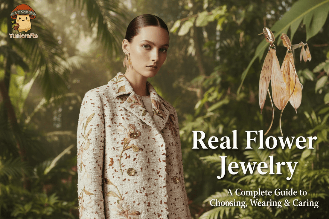 Real Flower Jewelry: A Complete Guide to Choosing, Wearing and Caring for Preserved Blooms - Yunicrafts