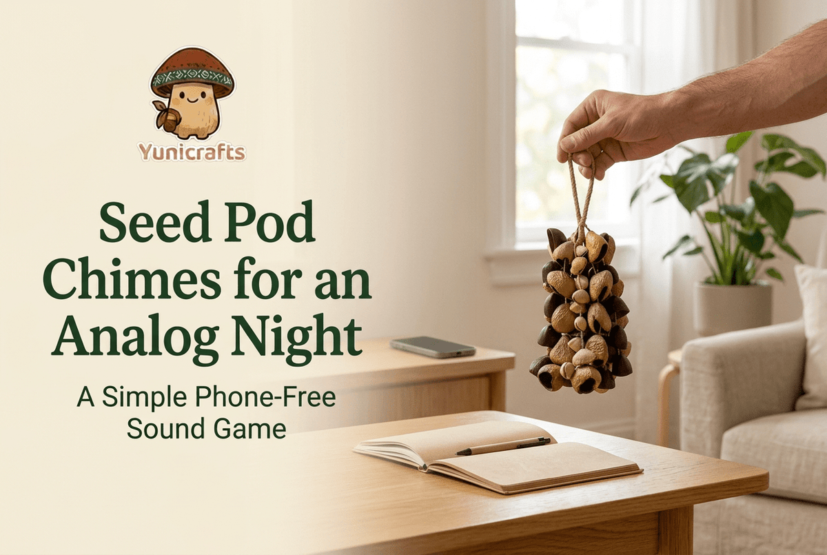 Seed Pod Chimes for an Analog Night: 3 Phone-Free Sound Games - Yunicrafts