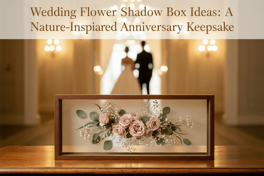 Wedding Flower Shadow Box Ideas: A Nature-Inspired Anniversary Keepsake - Yunicrafts