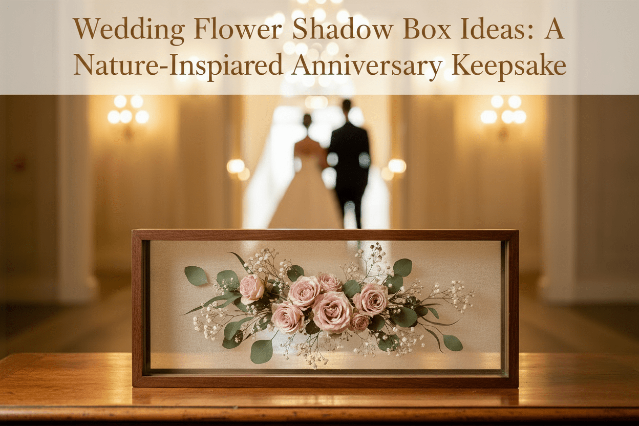 Wedding Flower Shadow Box Ideas: A Nature-Inspired Anniversary Keepsake - Yunicrafts