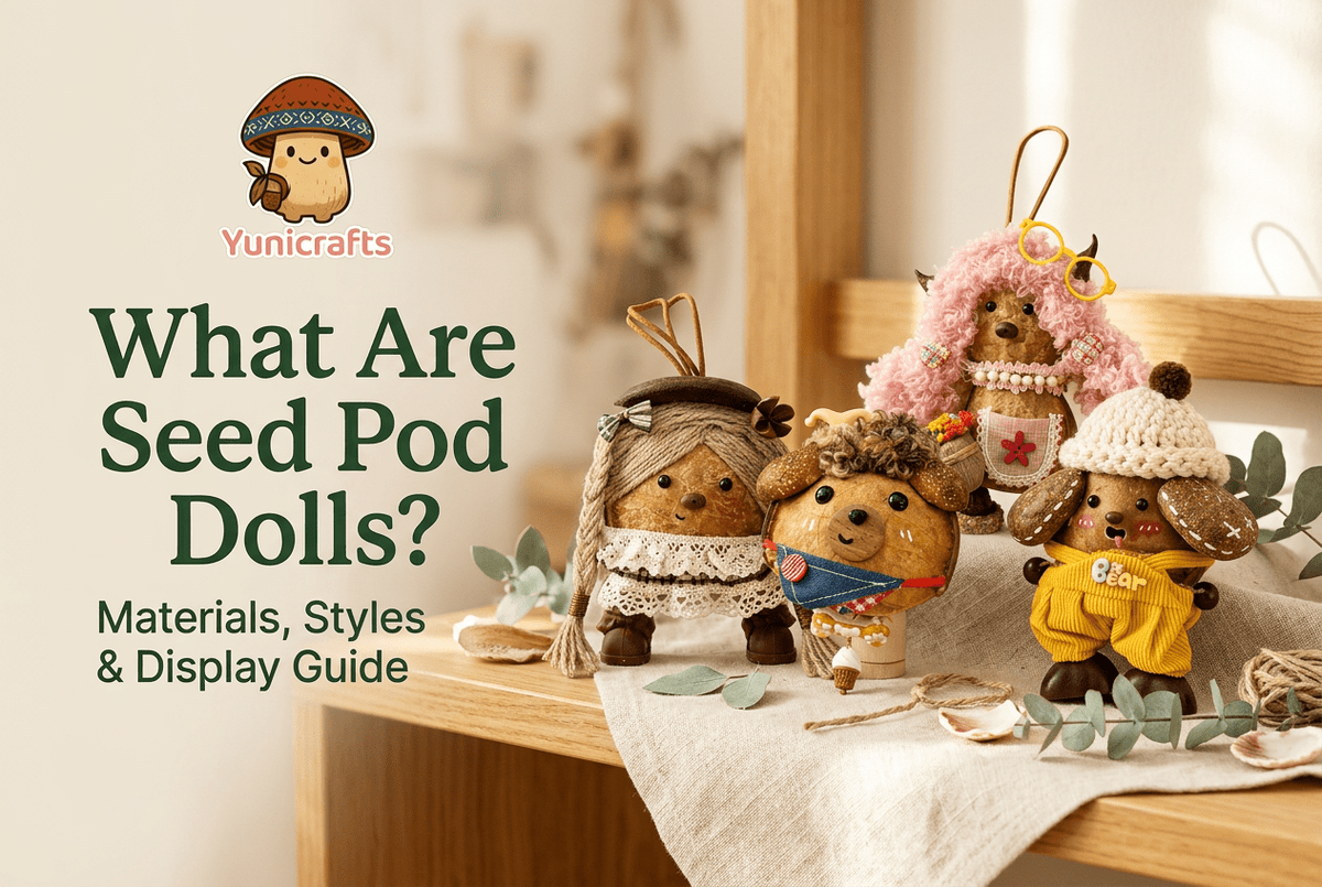 What Are Seed Pod Dolls? Materials, Styles & Display Guide - Yunicrafts
