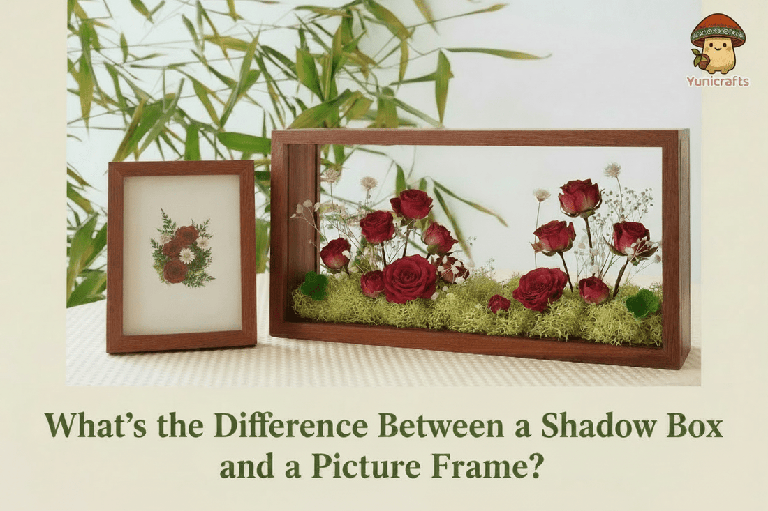 What's the Difference Between a Shadow Box and a Picture Frame? - Yunicrafts