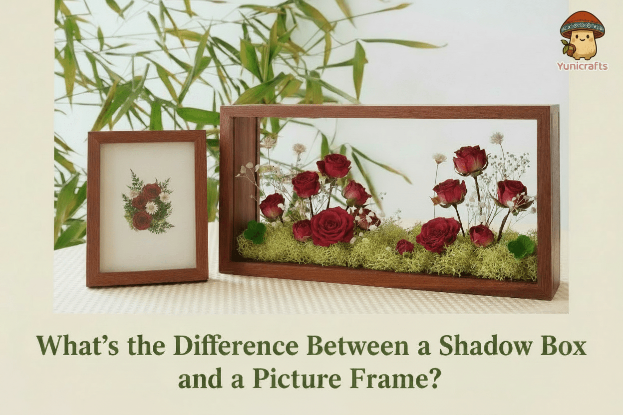 What's the Difference Between a Shadow Box and a Picture Frame? - Yunicrafts