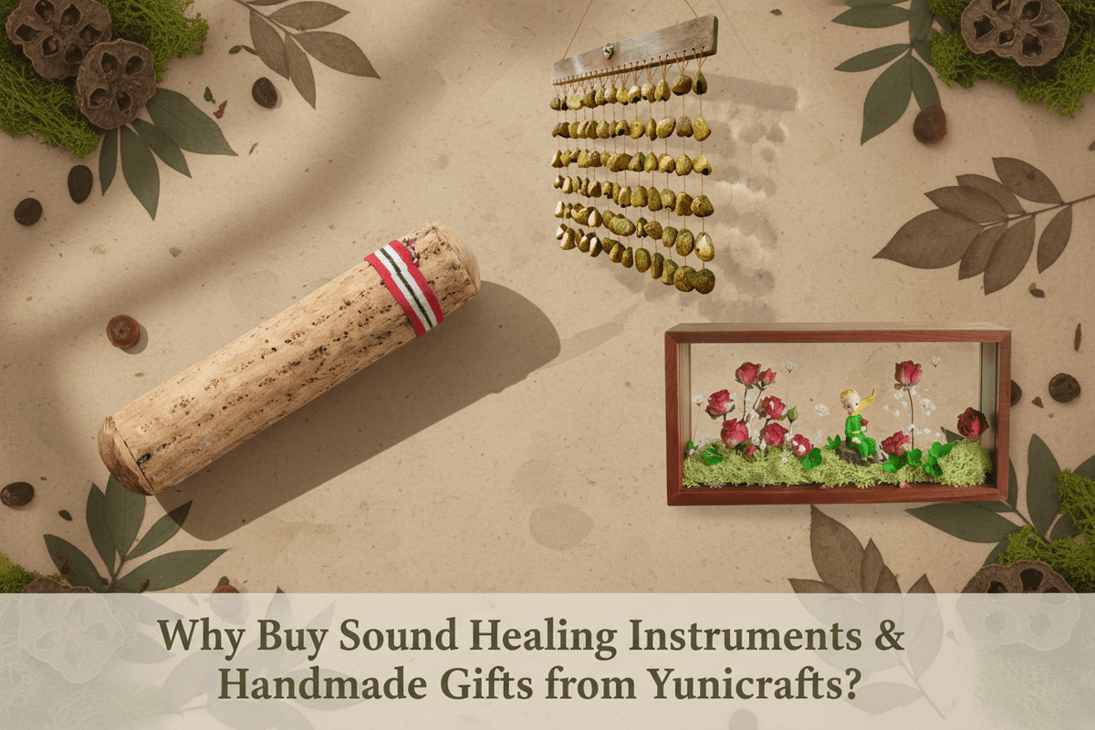 Why Buy Sound Healing Instruments & Handmade Gifts from Yunicrafts? - Yunicrafts