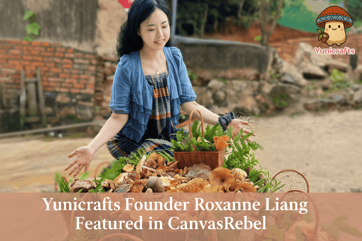 Yunicrafts Founder Roxanne Liang Featured in CanvasRebel - Yunicrafts