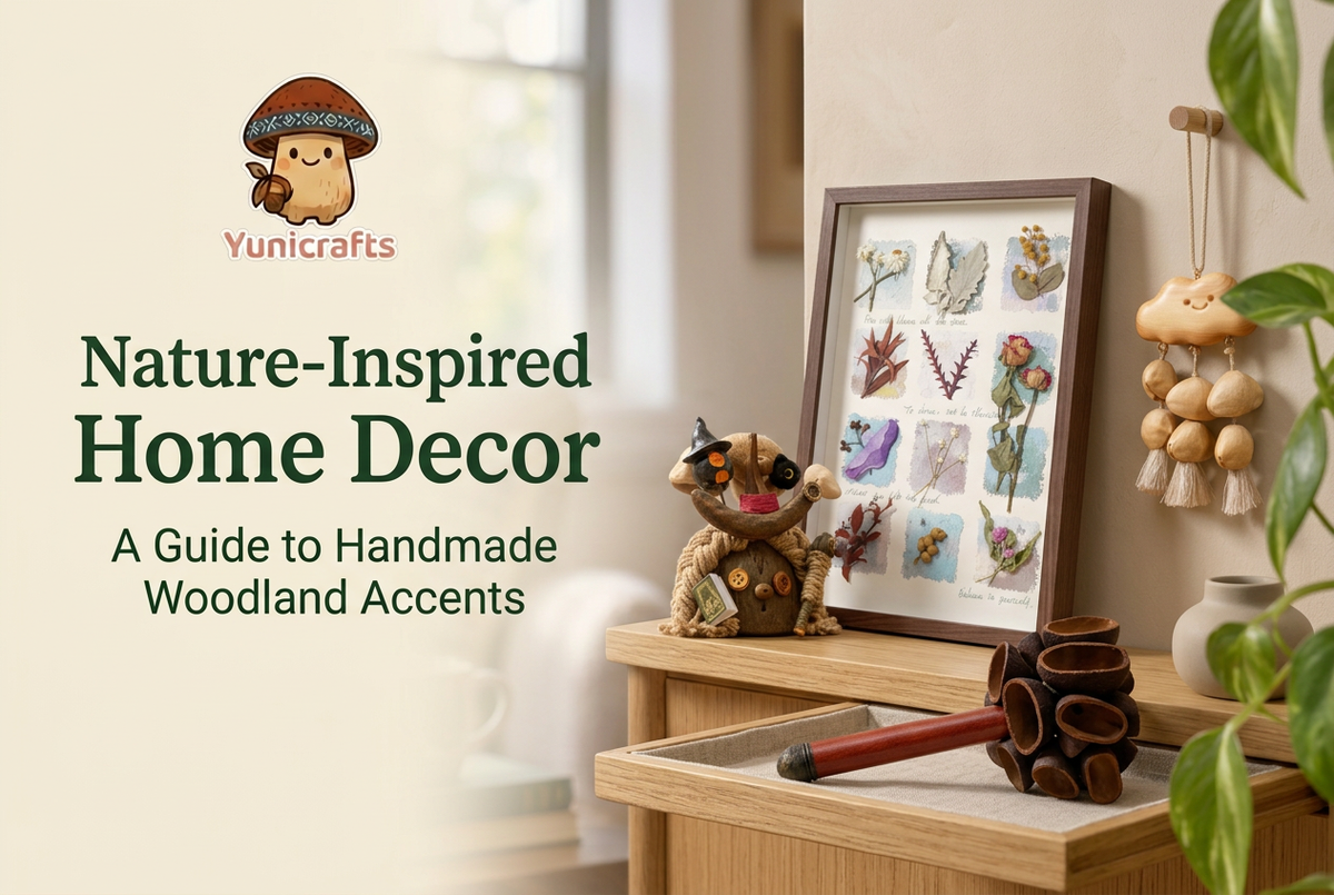 Nature-Inspired Home Decor: A Guide to Handmade Woodland Accents