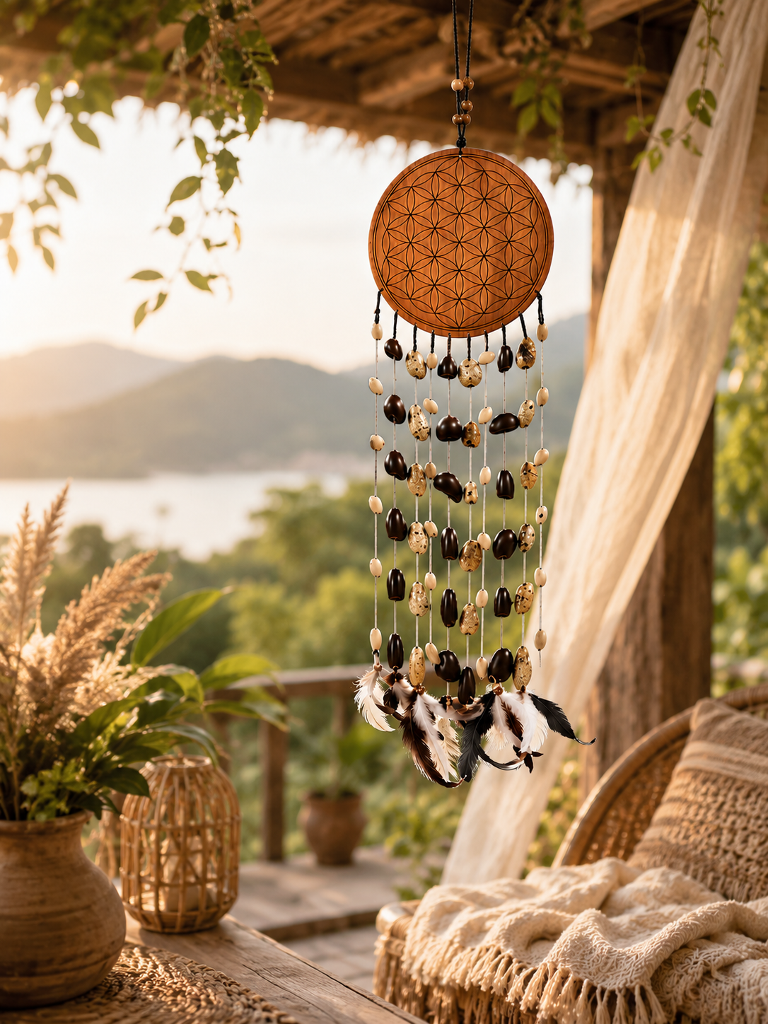 Dream Catcher Tohum Çubuğu Çanı