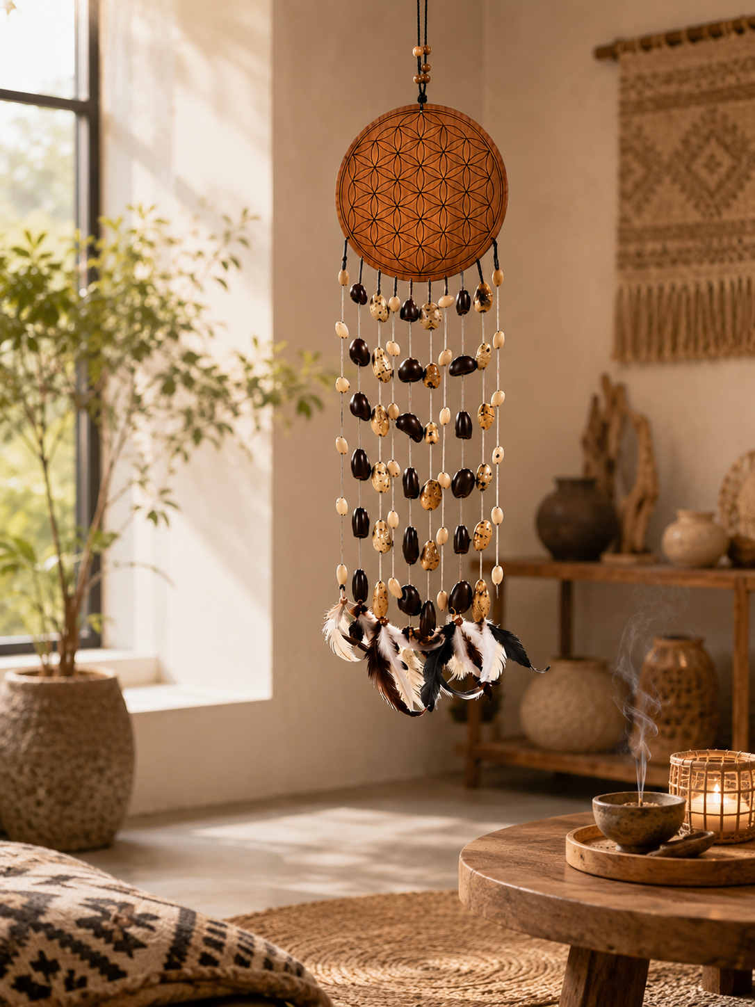 Dream Catcher Tohum Çubuğu Çanı