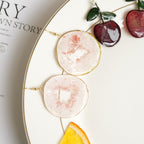 Drop Earrings | Fruit Slice Botanical Resin Jewelry