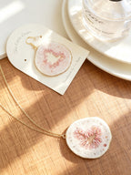 Necklace & Earring Set | Fruit Slice Botanical Resin Jewelry