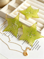 Drop Earrings | Fruit Slice Botanical Resin Jewelry