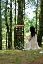 Handmade Juju Duckvine Seed Shell Bar Wind Chime – Natural Rainforest Sound