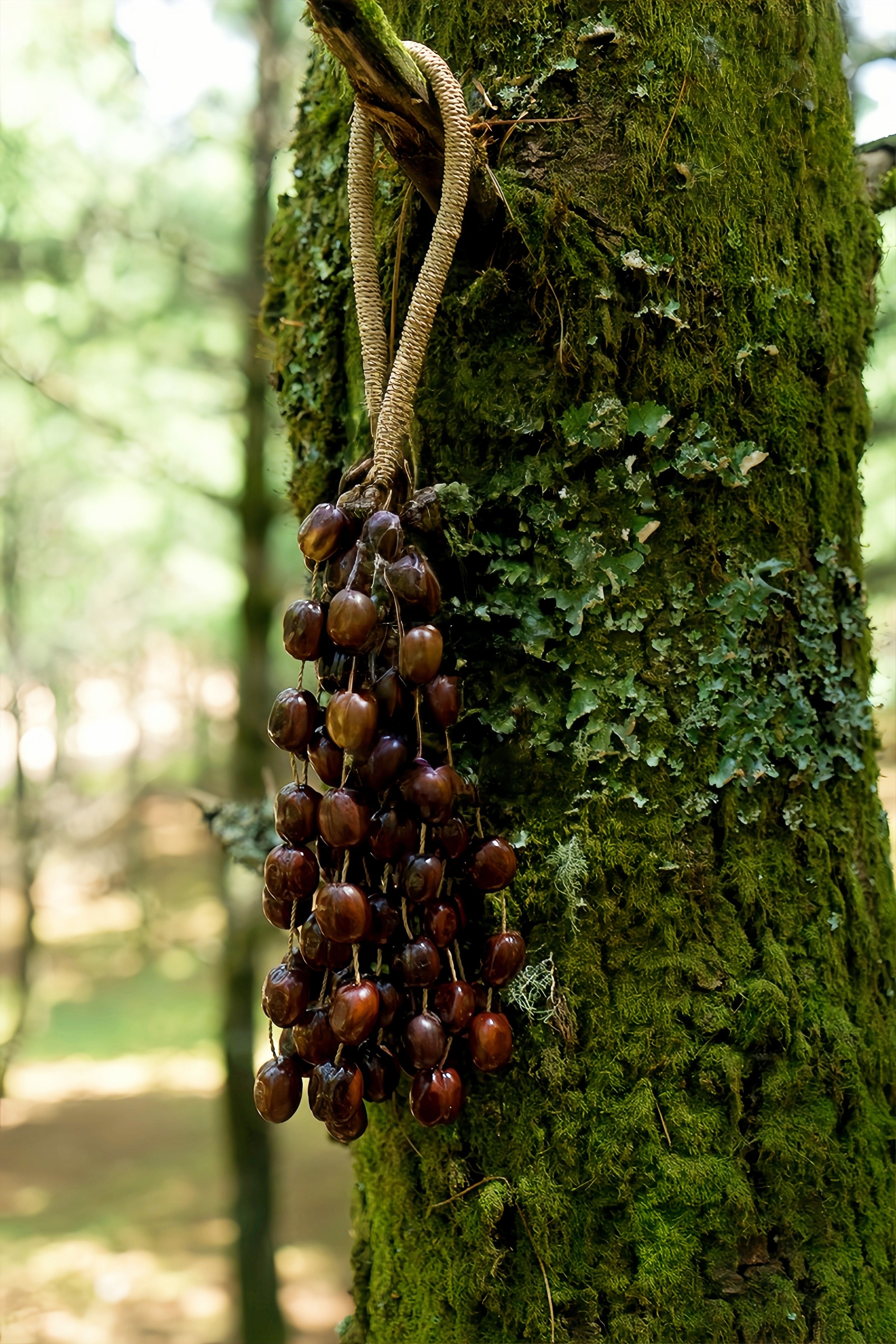 Handmade Pala Cardamom Seed Shell Hand Bell – Natural Rainforest Sound Decor