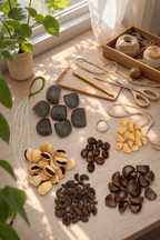 DIY Wind Chime Supplies | Rainforest Seed Collection - Yunicrafts