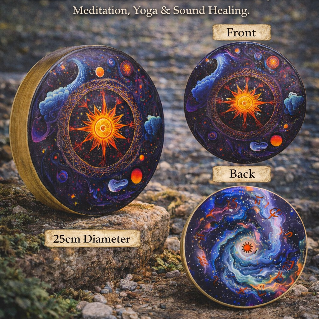 Double-Sided Water Drum | Bamboo Stream Drum - Yunicrafts