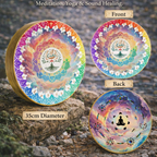 Double-Sided Water Drum | Bamboo Stream Drum - Yunicrafts