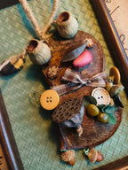 Handmade Entada Pod Ornament with Spinning Feature – Nature-Inspired Gift