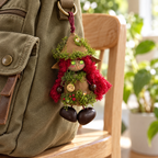 “Forest Sprite” Black Seed Doll