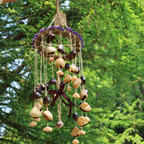 "Floral Harvest Chime" Vine Wreath Seed Chime - Yunicrafts