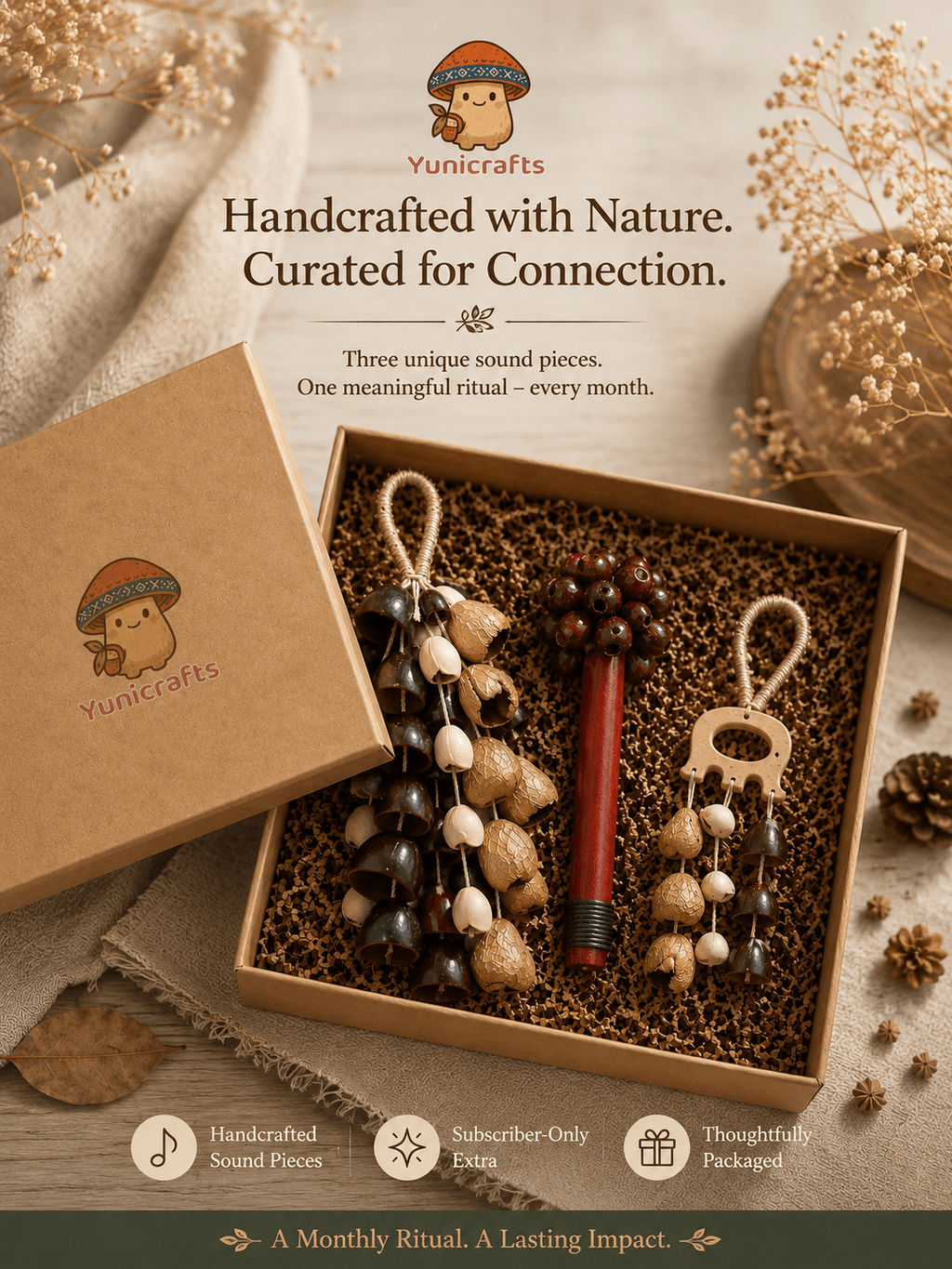 Forest Friends Club Pro – Aylık Gizemli Kutu (Ücretsiz Kargo) - __Yunicrafts__
