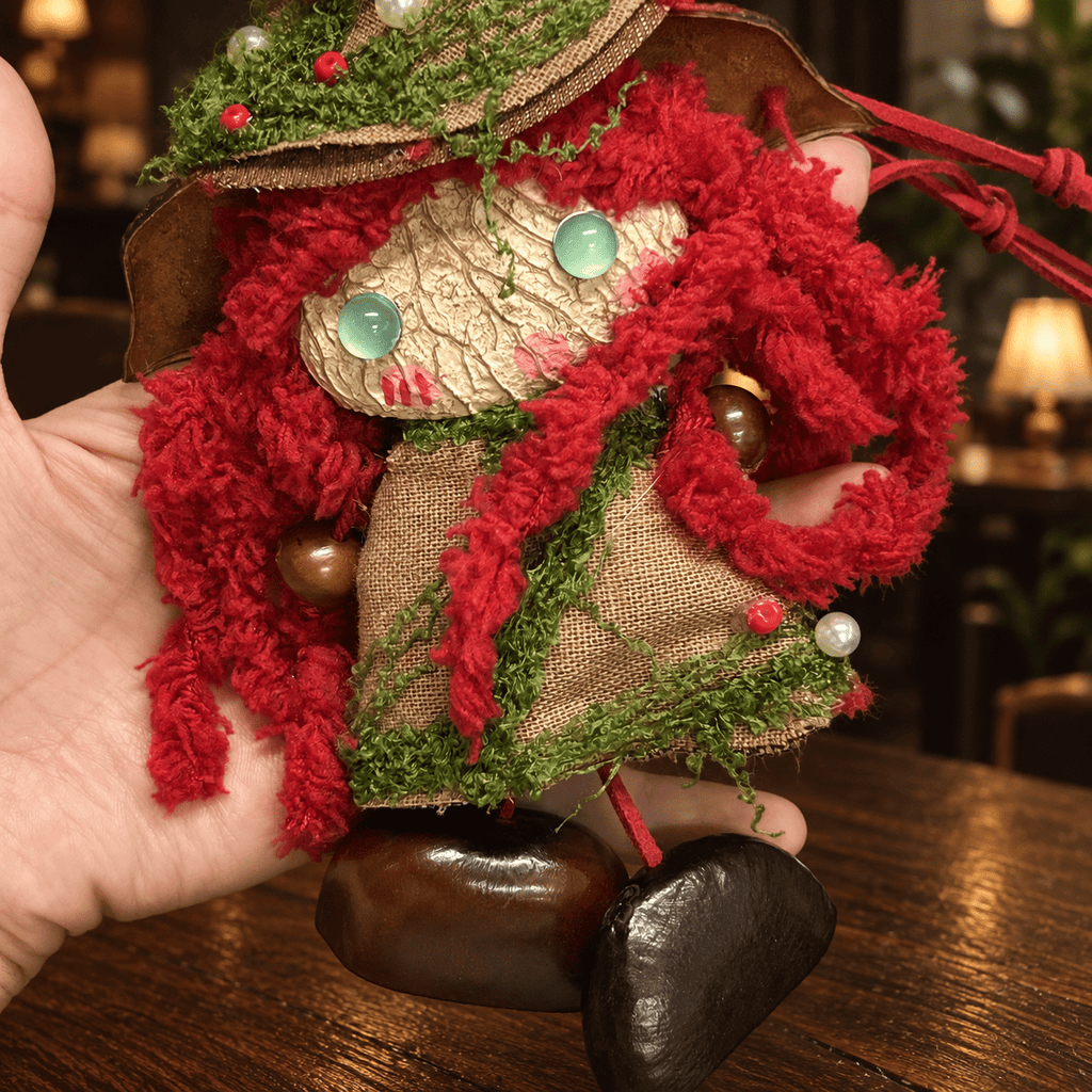“Forest Sprite” Black Seed Doll - Yunicrafts