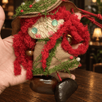 “Forest Sprite” Black Seed Doll - Yunicrafts